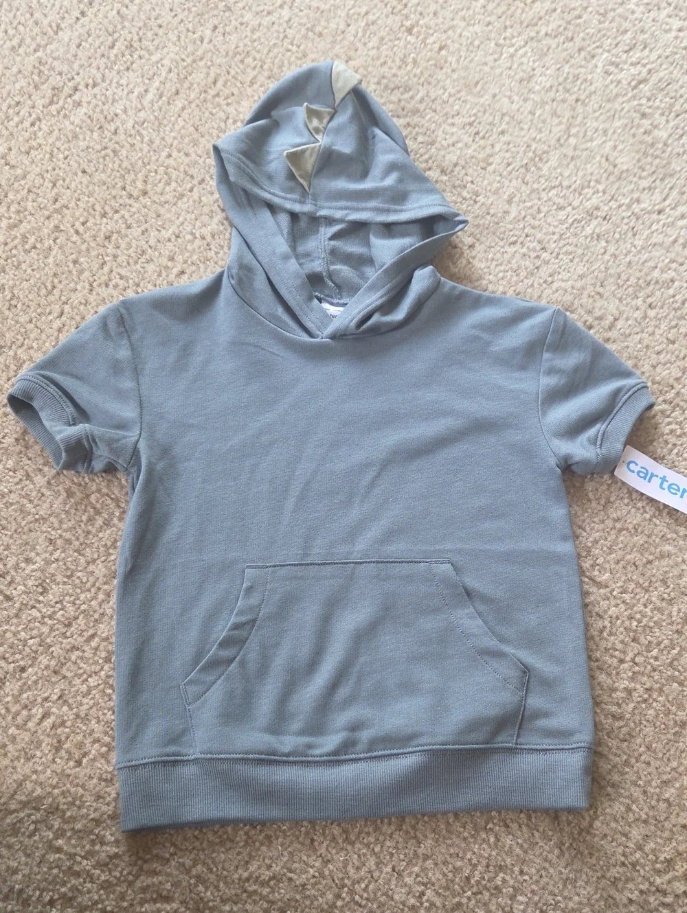 Carters Short Sleeve Hoodie 5T NWT